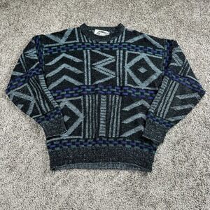 VTG Expressions Sweater Mens Large Coogi Style‎ Cosby Biggie Smalls Pullover 90s